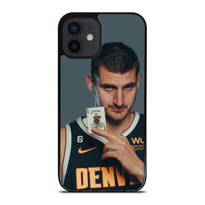 NIKOLA JOKIC DENVER NUGGETS JOKER iPhone 12 Mini Case Cover NIKOLA JOKIC DENVER NUGGETS JOKER iPhone 12 Mini Case Cover
