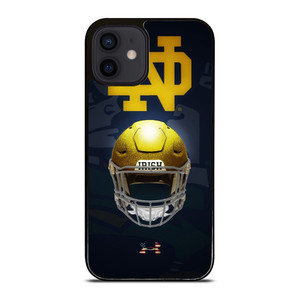 NOTRE DAME FIGHTING IRISH HELMET UNDER ARMOUR iPhone 12 Mini Case Cover