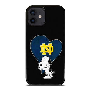 NOTRE DAME FIGHTING IRISH SNOOPY iPhone 12 Mini Case Cover NOTRE DAME FIGHTING IRISH SNOOPY iPhone 12 Mini Case Cover