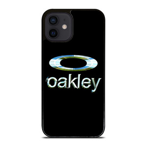 OAKLEY METAL BLACK EMBLEM iPhone 12 Mini Case Cover OAKLEY METAL BLACK EMBLEM iPhone 12 Mini Case Cover