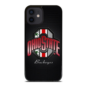 OHIO STATE BUCKEYES WEED METAL SYMBOL iPhone 12 Mini Case Cover OHIO STATE BUCKEYES WEED METAL SYMBOL iPhone 12 Mini Case Cover