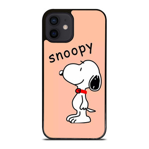 PEANUTS SNOOPY PINK iPhone 12 Mini Case Cover PEANUTS SNOOPY PINK iPhone 12 Mini Case Cover