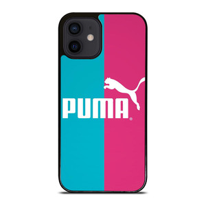 PUMA BLUE PINK LOGO iPhone 12 Mini Case Cover