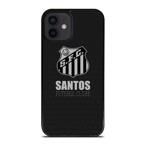 SANTOS FOOTBALL CLUB CARBON LOGO iPhone 12 Mini Case Cover SANTOS FOOTBALL CLUB CARBON LOGO iPhone 12 Mini Case Cover