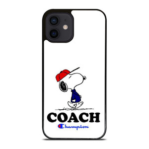 SNOOPY COACH CHAMPION LOGO iPhone 12 Mini Case Cover SNOOPY COACH CHAMPION LOGO iPhone 12 Mini Case Cover