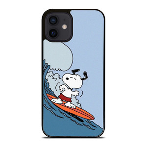 SNOOPY SURFING CARTOON iPhone 12 Mini Case Cover