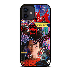 SPIDERMAN MILES MORALES COLLAGE iPhone 12 Mini Case Cover SPIDERMAN MILES MORALES COLLAGE iPhone 12 Mini Case Cover