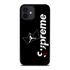 SUPREME AIR JORDAN CROWN iPhone 12 Mini Case Cover SUPREME AIR JORDAN CROWN iPhone 12 Mini Case Cover