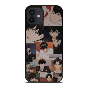 TOBIO KAGEYAMA HAIKYUU ANIME COLLAGE iPhone 12 Mini Case Cover TOBIO KAGEYAMA HAIKYUU ANIME COLLAGE iPhone 12 Mini Case Cover
