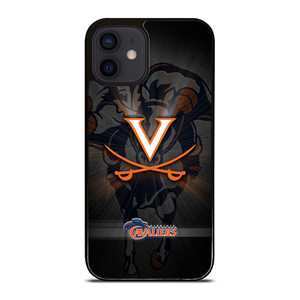 VIRGINIA CAVALIERS METAL ICON iPhone 12 Mini Case Cover VIRGINIA CAVALIERS METAL ICON iPhone 12 Mini Case Cover