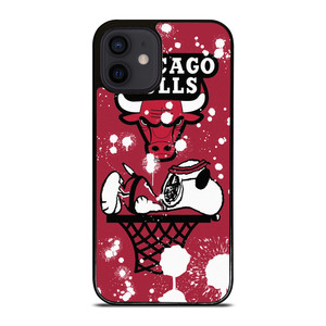 CHICAGO BULLS SNOOPY CARTOON iPhone 12 Mini Case Cover CHICAGO BULLS SNOOPY CARTOON iPhone 12 Mini Case Cover