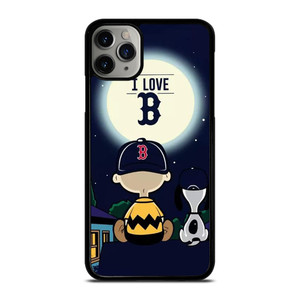 BOSTON RED SOX CHARLIE BROWN SNOOPY iPhone 11 Pro Max Case Cover