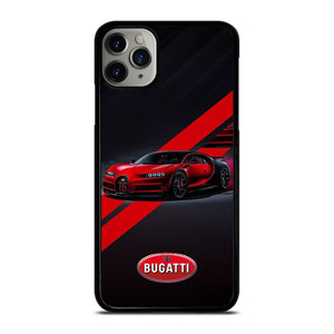 BUGATTI SUPER CAR RED LOGO iPhone 11 Pro Max Case Cover