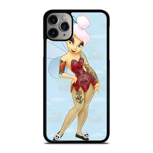 DISNEY TINKERBELL GOTHIC TATOOED CARTOON iPhone 11 Pro Max Case Cover