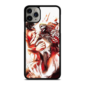 EREN YEAGER VS REINER ATTACK ON TITAN ANIME iPhone 11 Pro Max Case Cover