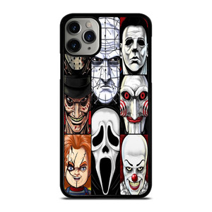 HORROR MOVIES CHARACTERS COLLAGE 2 iPhone 11 Pro Max Case Cover HORROR MOVIES CHARACTERS COLLAGE 2 iPhone 11 Pro Max Case Cover