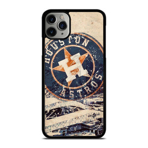 HOUSTON ASTROS BASEBALL VINTAGE BADGE iPhone 11 Pro Max Case Cover