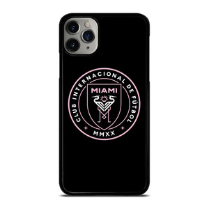 INTER MIAMI FOOTBALL BLACK LOGO iPhone 11 Pro Max Case Cover INTER MIAMI FOOTBALL BLACK LOGO iPhone 11 Pro Max Case Cover
