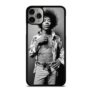JIMI HENDRIX GUITARIST BLACK WHITE iPhone 11 Pro Max Case Cover