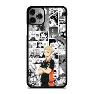 KEI TSUKISHIMA HAIKYUU ANIME COLLAGE iPhone 11 Pro Max Case Cover