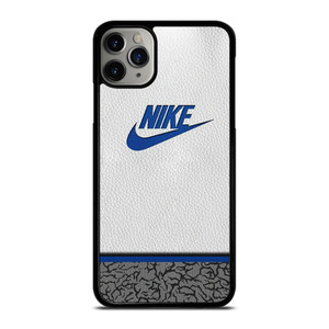NIKE AIR JORDAN LEATHER BLUE iPhone 11 Pro Max Case Cover NIKE AIR JORDAN LEATHER BLUE iPhone 11 Pro Max Case Cover