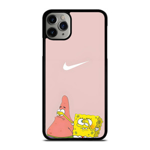 NIKE PATRICK AND SPONGEBOB PINK iPhone 11 Pro Max Case Cover NIKE PATRICK AND SPONGEBOB PINK iPhone 11 Pro Max Case Cover