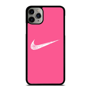 NIKE PINK BROKEN LOGO iPhone 11 Pro Max Case Cover NIKE PINK BROKEN LOGO iPhone 11 Pro Max Case Cover