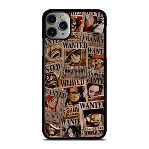 ONE PIECE WANTED POSTER COLLECTION iPhone 11 Pro Max Case Cover ONE PIECE WANTED POSTER COLLECTION iPhone 11 Pro Max Case Cover