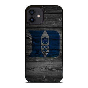 DUKE BLUE DEVILS BASKETBALL WOOD LOGO iPhone 12 Mini Case Cover DUKE BLUE DEVILS BASKETBALL WOOD LOGO iPhone 12 Mini Case Cover