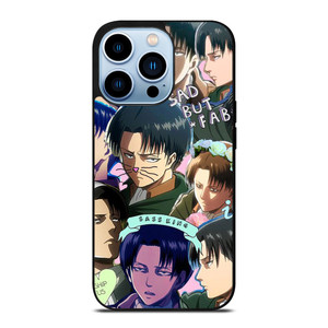 LEVI ACKERMAN ATTACK ON TITANS CUTE ANIME COLLAGE iPhone 13 Pro Max Case Cover