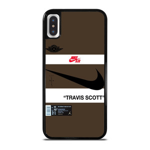 NIKE AIR JORDAN TRAVIS SCOTT BROWN iPhone X / XS Case Cover