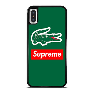 SUPREME X LACOSTE LOGO iPhone X / XS Case Cover