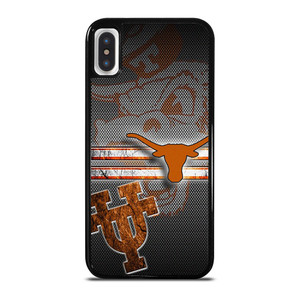 TEXAS LONGHORNS METAL SYMBOL iPhone X / XS Case Cover