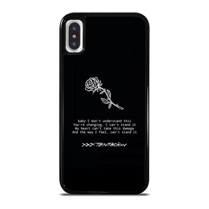 XXXTENTACION QUOTES LOGO iPhone X / XS Case Cover