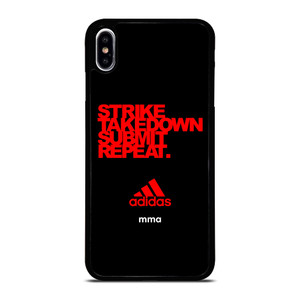 ADIDAS MMA QUOTES iPhone XS Max Case Cover ADIDAS MMA QUOTES iPhone XS Max Case Cover