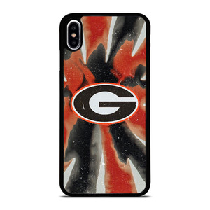 GEORGIA BULLDOGS PSYCHEDELIC LOGO iPhone XS Max Case Cover
