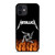 METALLICA METAL BAND FIRE  iPhone 12 Mini Case Cover METALLICA METAL BAND FIRE  iPhone 12 Mini Case Cover