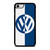 VW VOLKSWAGEN SLICED BLUE LOGO iPhone SE 2022 Case Cover