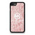 MICHAEL KORS PINK FABRIC iPhone SE 2020 Case Cover