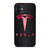 TESLA RED CARBON  iPhone 12 Mini Case Cover TESLA RED CARBON  iPhone 12 Mini Case Cover