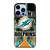 MIAMI DOLPHINS STRIPE NFL LOGO iPhone 13 Pro Max Case Cover MIAMI DOLPHINS STRIPE NFL LOGO iPhone 13 Pro Max Case Cover