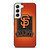 SAN FRANCISCO BASEBALL EMBLEM CARBON Samsung Galaxy S22 Case Cover