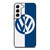 VW VOLKSWAGEN SLICED BLUE LOGO Samsung Galaxy S22 Case Cover