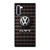 VW VOLKSWAGEN GTI METAL EMBLEM Samsung Galaxy Note 10 Case Cover