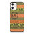 MICHAEL KORS PEACH STRIPE  iPhone 12 Case Cover MICHAEL KORS PEACH STRIPE  iPhone 12 Case Cover