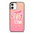 TWICE KPOP LOGO PINK  iPhone 12 Case Cover TWICE KPOP LOGO PINK  iPhone 12 Case Cover