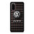VW VOLKSWAGEN GTI METAL EMBLEM Samsung Galaxy S20 Case Cover