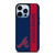 ATLANTA BRAVES BASEBALL STRIPE SYMBOL iPhone 13 Pro Max Case Cover