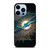 MIAMI DOLPHINS FOOTBALL METAL LOGO iPhone 13 Pro Max Case Cover MIAMI DOLPHINS FOOTBALL METAL LOGO iPhone 13 Pro Max Case Cover