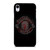 MANCHESTER UNITED FC BLACK LOGO iPhone XR Case Cover